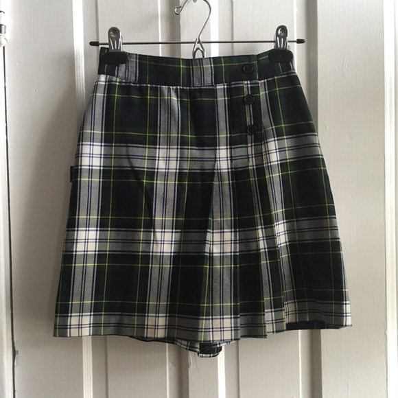 Vintage tartan mini skort - XS - Picture 3 of 8